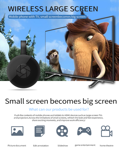 CHROMECAST لتحويل تلفازك العادي الى تلفاز ذكي